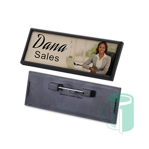 Gold Metal S Pin Badge (60 x 20mm) & Sublimation - Image 3